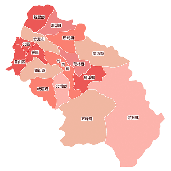 新竹市鄉鎮地圖
